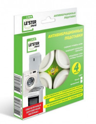 Антивибрационные подставки LE`STER LS-001 для СМ и ПММ, цвет белый (компл)