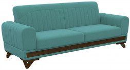 Диван ЭЛЕГИЯ Диван ТИФФАНИ НПБ (CANDY AQUVAMARINE,CANDY AQUVAMARINE,Орех (Лак))