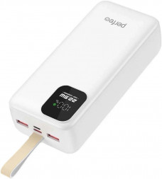 Повербанк PERFEO (PF_E2083) - 30000 mAh/LED QC3.0/Type-C/2,белый