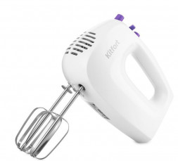 Миксер ручной KITFORT КТ-3071-1 белый/фиолетовый