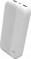 Powe Bank MORE CHOICE (4620202552938) PB25-20 20000mAh 2USB+Type-C+1micro USB 2.0A, белый