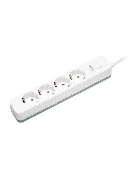 сетевой фильтр PERFEO (PF_C3959) POWER STREAM - 4 роз - 3,0 м - белый