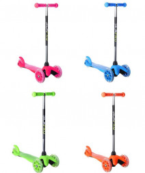 Самокаты SILAPRO Самокат 3-х колес., PU, до 50 кг, 70x11x54см, 4 цвета 131-062