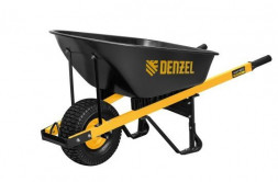 Изделия канатно-веревочные DENZEL Тачка строительная, усиленная, объем 140 л, 230 кг, колесо 15х6.00-6 68999
