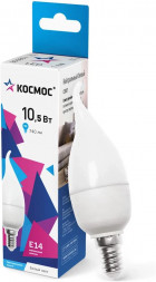 Светодиодная лампа цоколь Е20 КОСМОС LkecLED10.5wCWE1445 10.5W/E14/4500K