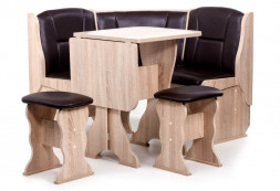 Кухонный уголок БИТЕЛ Кухонный уголок &quot;НАРЦИСС&quot; -ОДНОТОН (ДУБ СОНОМА, Борнео умбер, ВЕНГЕ )