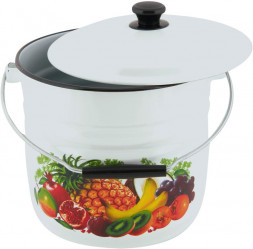 Ведро КМЗ эмал цил 10л с/кр с рис