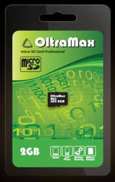 Карта памяти OLTRAMAX MicroSD 2GB