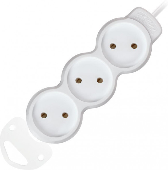 Удлинитель SMARTBUY (SBE-10-3-1.5m-N) 3 гн х 1,5 м белый