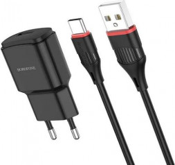 СЗУ BOROFONE (6931474728388) для Type-C BA48Aa Black