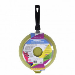 Сковорода KUKMARA 241tsl а/пр литая 24см съемн/руч Trendy style lime