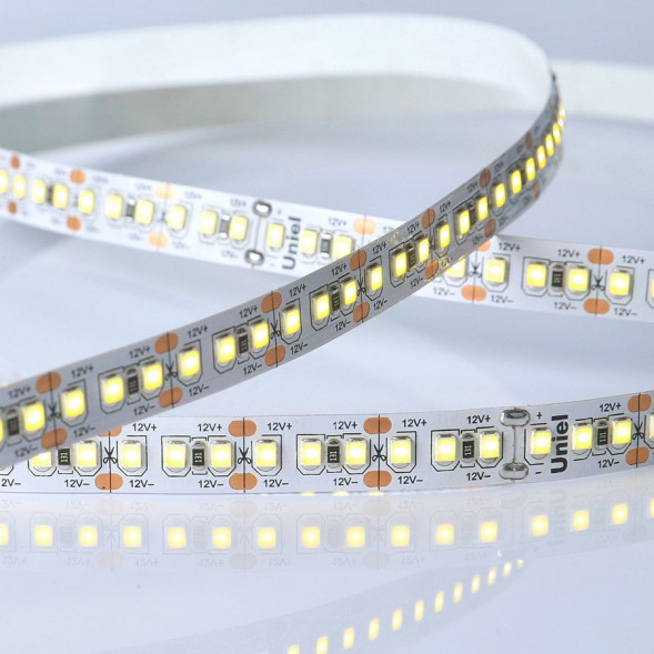 Светодиодная лента UNIEL (UL-00007640) ULS-M16-2835-180LED/m-10mm-IP20-DC12V-17W/m-5M-4000K PROFI катушка в герметичной упаковке