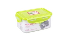 Посуда из пластика OURSSON CP0803S/GA контейнер прямоугольный 0,8л