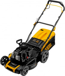 Бензиновая газонокосилка DENZEL Газонокосилка бензиновая GLR-460SP-ZS, 149 см3, ширина 46 см, привод, травосборник 65 л 58824