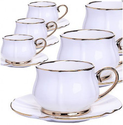 Набор кофейный LORAINE 30532 Чайный/наб 12пр 200мл фарфор ПРЕМИУМ LR (х6)