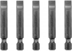 Набор бит DENZEL Набор бит, SL9/32&quot;x2&quot;, 5 шт. 7711313