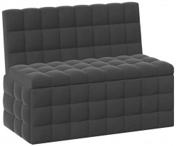 Скамья прямая BONMEBEL Скамья прямая Темпо ткань серая (1 пак.)