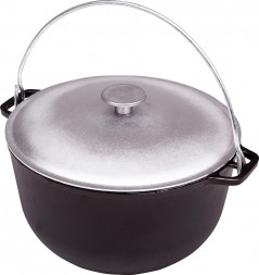 Казан ГАРДАРИКА походный чугунный алюм/кр 6,0л ТМ