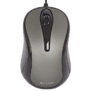 Мышь проводная A4TECH Q3-350-5 USB серый глянц.