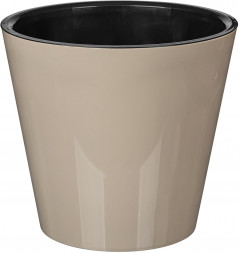 Горшок цветочный HOMVER Rosemary D200мм, 4л с дренажной вставкой (бежевый) 221600127/01 HOMVER Rosemary D200мм, 4л с дренажной вставкой (бежевый) 221600127/01