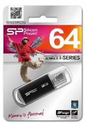 USB флеш SILICON POWER 64GB Ultima II-I Series черный