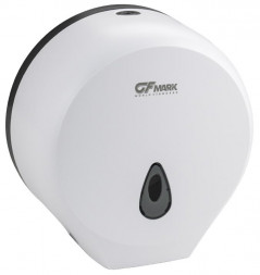 Контейнер для туалетной бумаги GFMARK 915 Контейнер для туалетной бумаги-барабан ПРЕМИУМ пластиковый БЕЛЫЙ с глазком с ключем (Д271