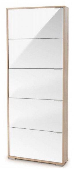 Обувница VENTAL VIVA 5 LW дуб.сонома/ белый глянец