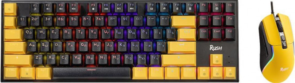Комплект клавиатура+мышь SMARTBUY (SBC516GK) SBC516GK черно-желтый SMARTBUY (SBC516GK) SBC516GK черно-желтый