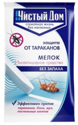Средство от насекомых ЧИСТЫЙ ДОМ - Мелок от тараканов 20 г (10)