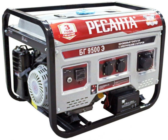 Генератор бензиновый РЕСАНТА БГ 9500 Э