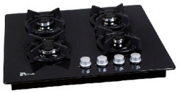 Независимая варочная панель газовая ЛЫСЬВА GR0460G00 (ПГВ 43 К) черная