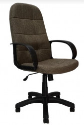 Кресло компьютерное ЯрКресло Кресло Кр45 ТГ ПЛАСТ К32 (ткань Крафт темно-серая)