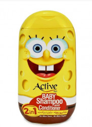 Детский шампунь и кондиционер ACTIVE Детский шампунь и кондиционер 2в1 &quot;Sponge Bob&quot;, 280 мл (512203003)
