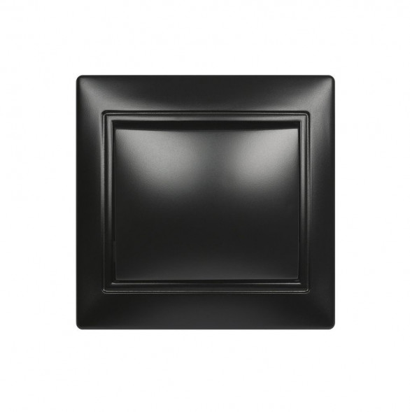 выключатель SMARTBUY (SBE-01b-10-SW12-0-c) Венера, 1-клавишный,черный