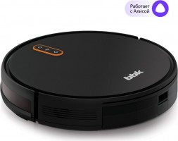 Робот-пылесос BBK BV3502 черный/оранжевый