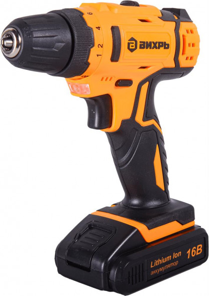 ВИХРЬ ДА-16Л-2КА с набором оснастки 65 предметов