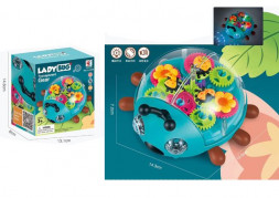 Игрушка NO NAME &quot;Божья коровка с шестеренками&quot; (свет,звук,бат.3хАА не в к-те) 2239838