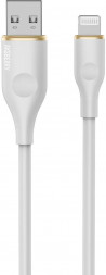 AKSBERRY (6900327520011) X162 Liquid silicone USB A -Lightning, белый