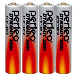 Элементы питания PERFEO R03-4SH DYNAMIC ZINC (60)