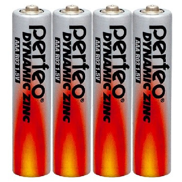 Элементы питания PERFEO R03-4SH DYNAMIC ZINC (60)