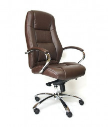 Кресло компьютерное EVERPROF KRON M Кожа Коричневый