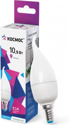 Светодиодная лампа цоколь Е19 КОСМОС LkecLED10.5wCWE1465 10.5W/E14/6500K