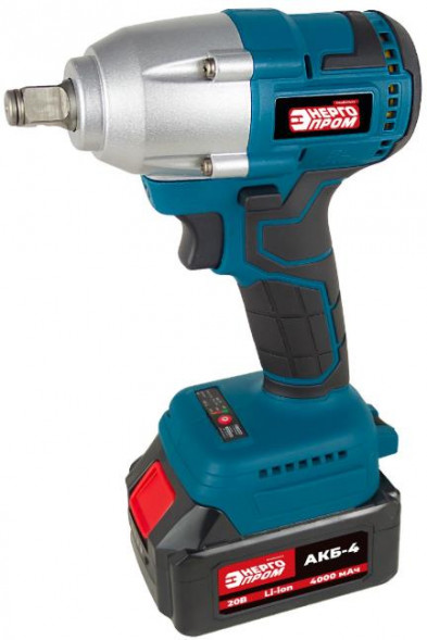 Гайковерт аккумуляторный ЭНЕРГОПРОМ Home Master ONE BATTERY ГАУ-300 (синий квадрат) /уп.10шт 00-00024925