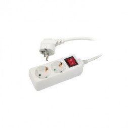 Удлинитель UNIEL (02915) S-GCD2-3B (16А/250В - 2роз., 3м, с/з, с выкл.)