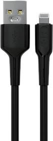 Кабель MORE CHOICE (4620202553126) K63i 2м USB 2.4A для Lightning , черный