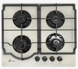 Варочная панель ЛЫСЬВА GR0460G00 (ПГВ 43 К)решетка двухсекционная кремовая