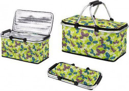 Термосумка ECOS Термосумка складная с алюминиевым каркасом CB-7046-2 с принтом зелень 107062