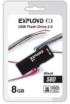 USB флэш-накопитель EXPLOYD 8GB-580-черный