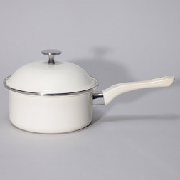 Ковш AGNESS 934-597 CHARM эмал. 1,5л молочный (индукц)