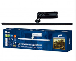 ULT серия для картин и зеркал с источником питания UNIEL (UL-00006903) ULT-F34-7W/4000K IP20 BLACK
